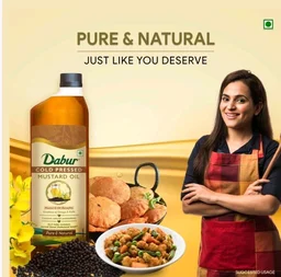 Dabur Cold Pressed Mustard Oil - 1 ltr
