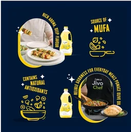 Jivo Extra Light Olive Oil - 2 ltr