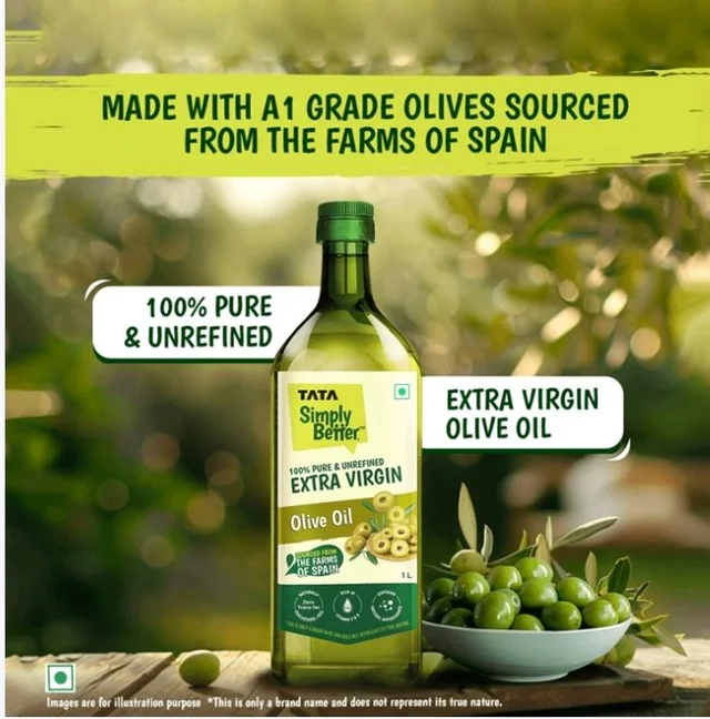 Tata Simply Better Extra Virgin Olive Oil - 1 ltr