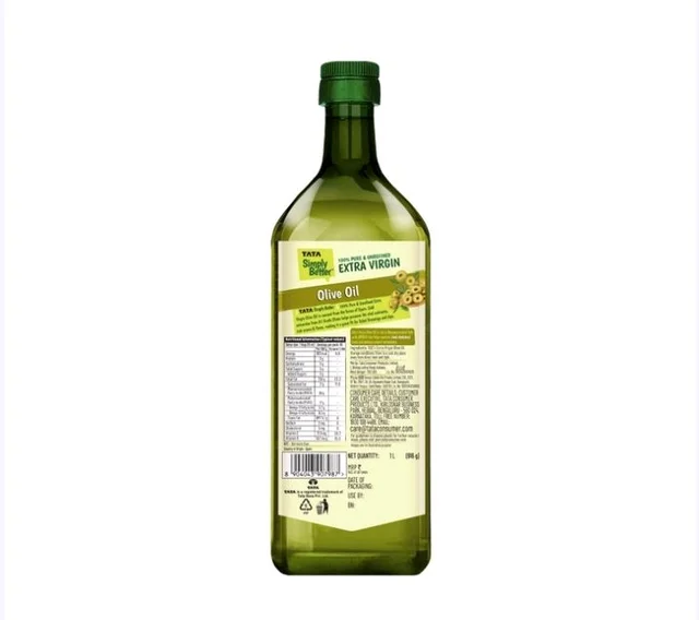 Tata Simply Better Extra Virgin Olive Oil - 1 ltr