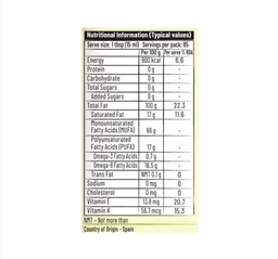 Tata Simply Better Extra Virgin Olive Oil - 1 ltr