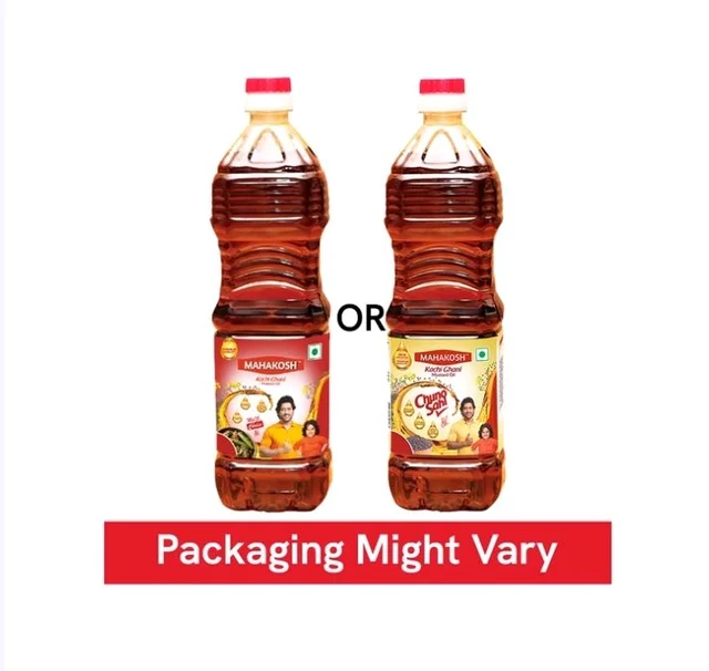 Mahakosh Kachi Ghani Mustard Oil
(Sorisha Tel) - 850 g