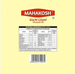 Mahakosh Kachi Ghani Mustard Oil
(Sorisha Tel) - 850 g