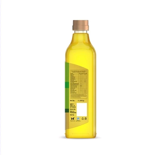 Saffola Cold Pressed Groundnut And Safflower Seed Oil - 1 ltr