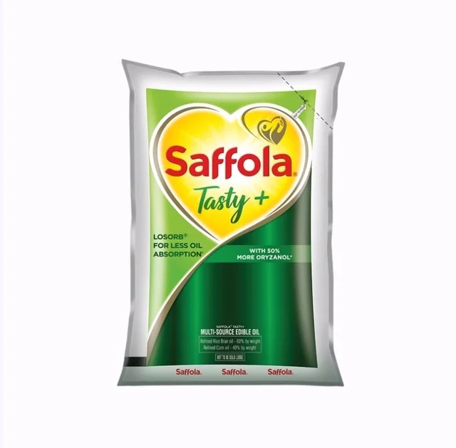Saffola Cold Pressed Groundnut And Safflower Seed Oil - 1 ltr