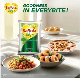 Saffola Cold Pressed Groundnut And Safflower Seed Oil - 1 ltr