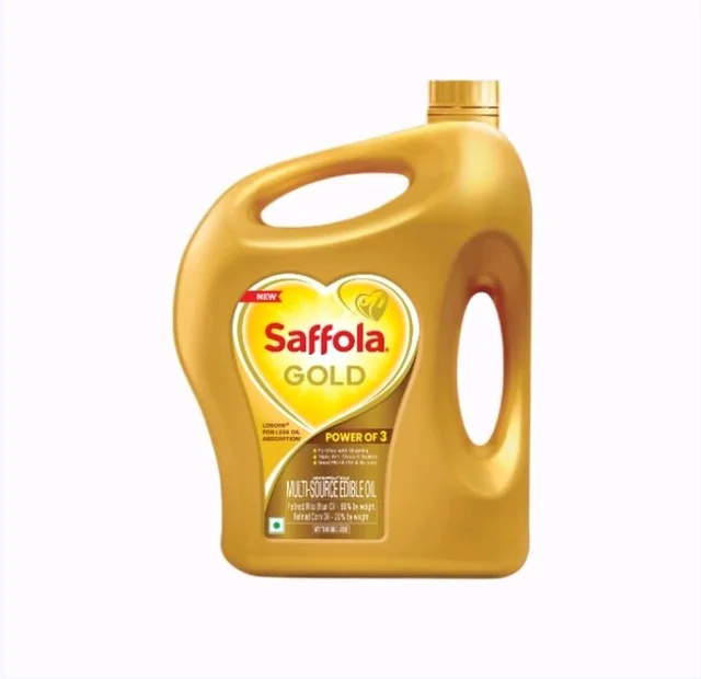 Saffola Gold Blend of Rice Bran & Corn Blended Cooking Oil - 1.82 kg