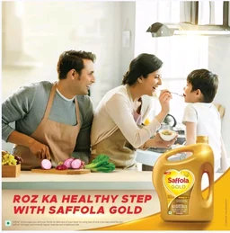 Saffola Gold Blend of Rice Bran & Corn Blended Cooking Oil - 1.82 kg