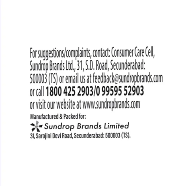 Sundrop Superlite Advanced Sunflower Oil (Surajmukhi Tel) - 2.55 kg