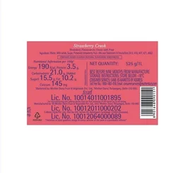 Mother Dairy Strawberry Crush Ice Cream Tub - 1 ltr
