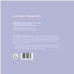 Chillfi By Hocco Shahi Malai Kulfi Stick - 45 ml