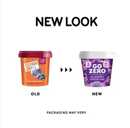 Go Zero Blueberry Cheesecake Guilt Free Ice Cream Cup - 2×100 ml