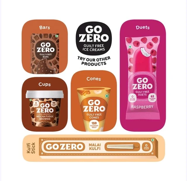 Go Zero Blueberry Cheesecake Guilt Free Ice Cream Cup - 2×100 ml