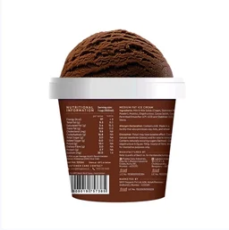 Go Zero Belgian Dark Chocolate Guilt Free Ice Cream Cup - 2×100 ml