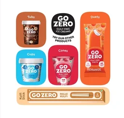 Go Zero Mango Duet Guilt Free Ice Cream Stick - 60 ml