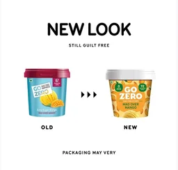 Go Zero Mad Over Mango Guilt Free Ice Cream Cup - 100 ml