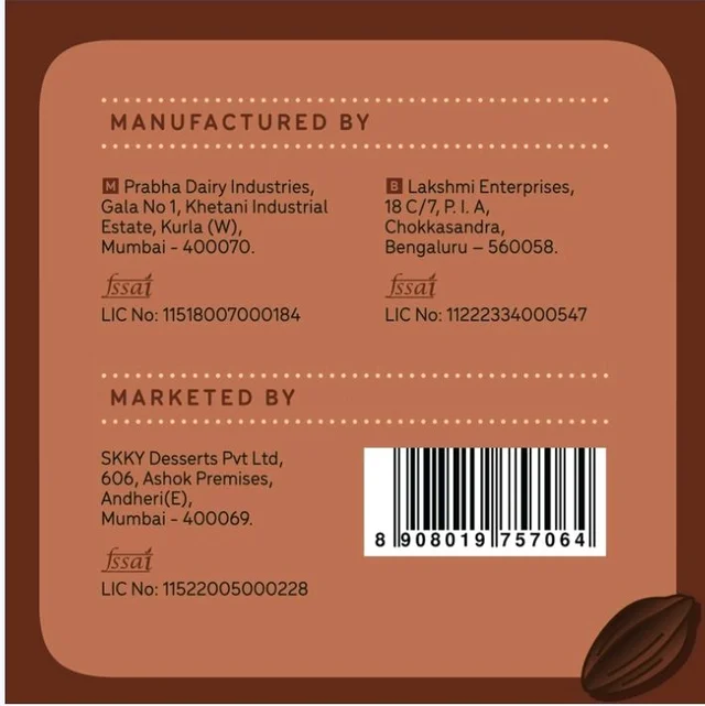 Go Zero Belgian Dark Chocolate Guilt Free Ice Cream Tub - 500 ml