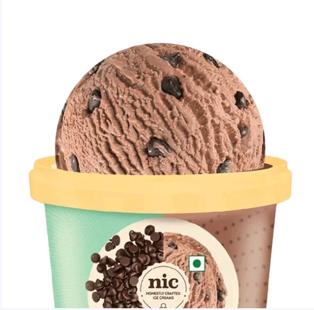 NIC Choco Chips Ice Cream Cup - 100 ml