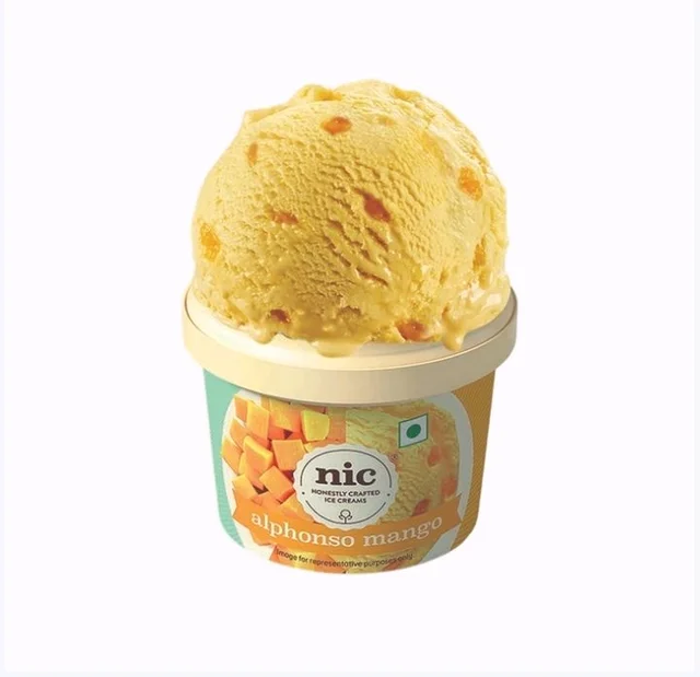NIC Alphonso Mango Ice Cream Cup - 100 ml