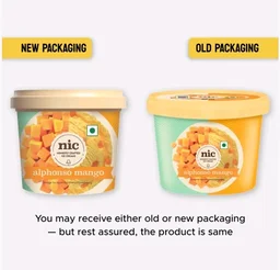 NIC Alphonso Mango Ice Cream Cup - 100 ml