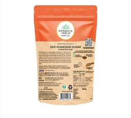 Organic India Desi Khandsari Unrefined Organic Brown Sugar - 500 g