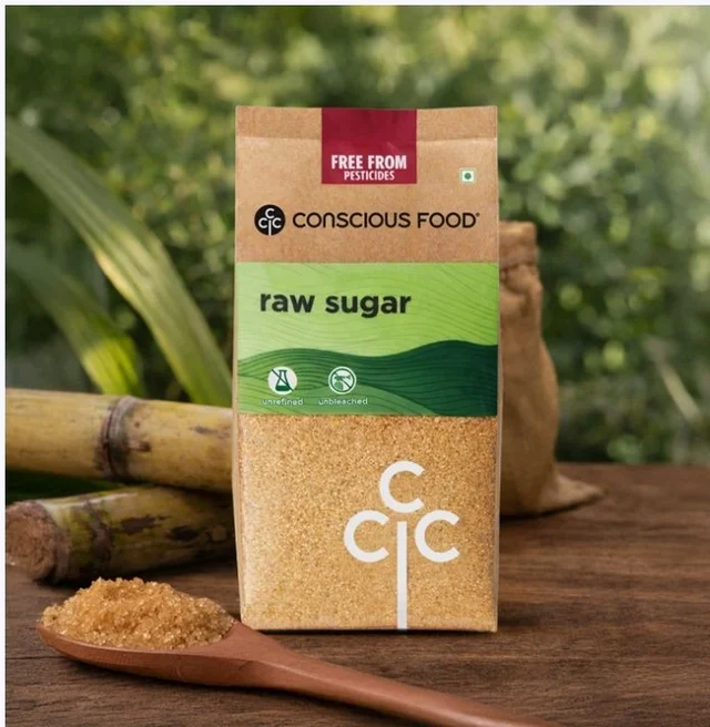 Conscious Food Raw Sugar /Khandsari - 500 g