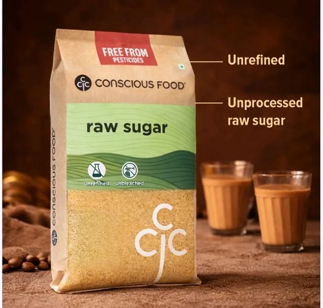Conscious Food Raw Sugar /Khandsari - 500 g