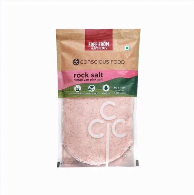 Conscious Food Himalayan Pink Salt / Sendha Namak - 500 g