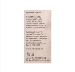 Conscious Food Himalayan Pink Salt / Sendha Namak - 500 g