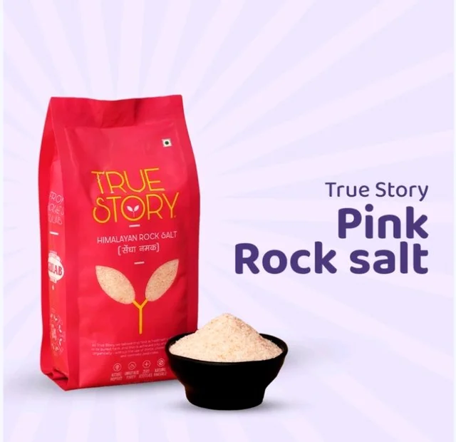 True Story Himalayan Pink Rock Salt / Sendha Namak - 1kg