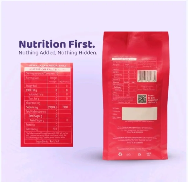 True Story Himalayan Pink Rock Salt / Sendha Namak - 1kg