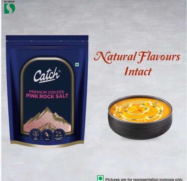Catch Premium lodized Pink Rock Salt / Sendha Namak (Nuun) - 1kg