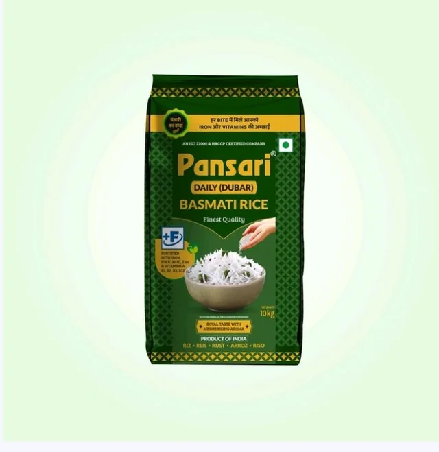 Pansari Daily Dubar Basmati Rice (Roazana) (Long Grain) (Dubar Basmati Chaal) - 10 kg