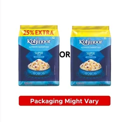 Kohinoor Super Value Basmati Rice (Extra Long Grain) (Basmati Chaal) - 1.25 kg
