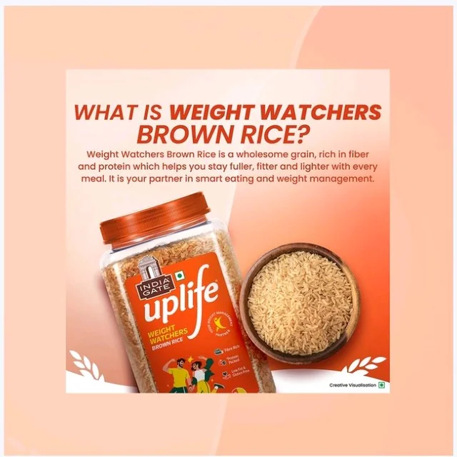 India Gate Weight Watchers Brown Rice (Brown Chaal) - 1 kg
