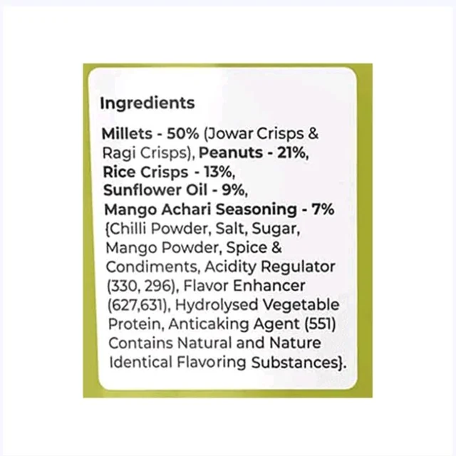 Eat Better Co Mango Achari Millet Namkeen - 100 g