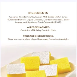 Anand Ghee Coconut Burfi by Anand - 200 g