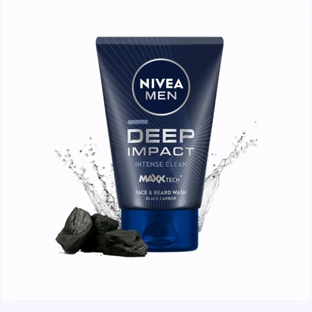 Nivea Men Deep Impact Intense Clean Face Wash - 100 ml