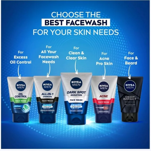 Nivea Men Dark Spot Reduction 10x Face Wash - 100 g