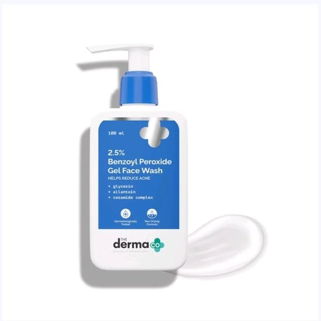 The Derma Co 2.5% Benzoyl Peroxide Gel Face Wash - 100 ml