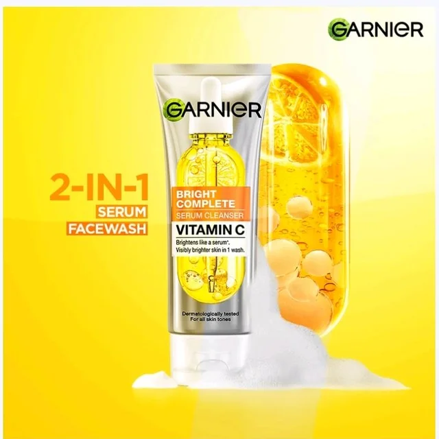 Garnier Bright Complete Serum Cleanser - 100 g