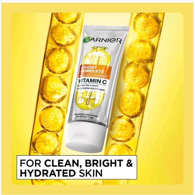 Garnier Bright Complete Serum Cleanser - 100 g
