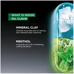 Garnier Men Clay D-Tox Deep Cleansing Icy Face Wash - 100 g