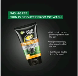 Garnier Men Turbo Bright Double Action - 100 g
