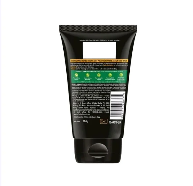 Garnier Men Turbo Bright Double Action - 100 g
