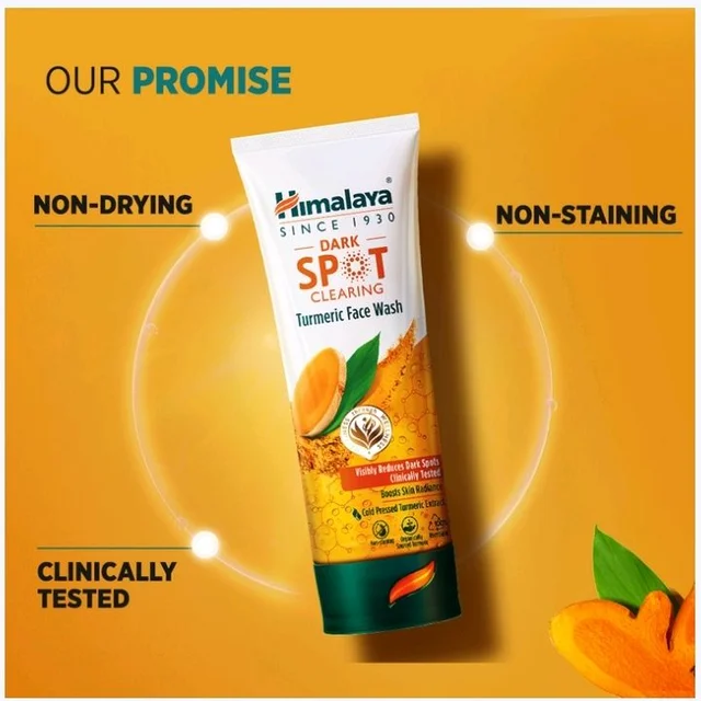 Himalaya Dark Spot Clearing Turmeric Face Wash - 100 ml