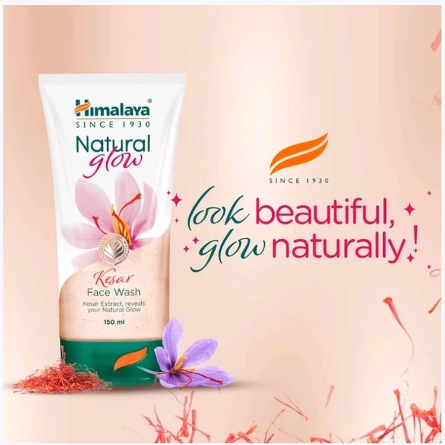 Himalaya Natural Glow Kesar Face Wash - 150 ml