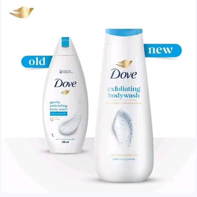 Dove Gentle Exfoliating Nourishing Body Wash - 250 ml
