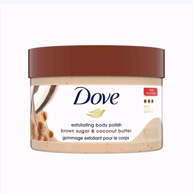 Dove Exfoliating Body Polish scrub (Brown Sugar & Coconut Butter) - 298 g