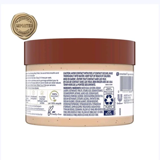 Dove Exfoliating Body Polish scrub (Brown Sugar & Coconut Butter) - 298 g
